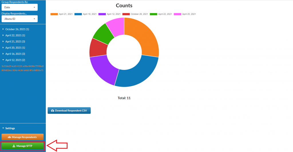 Manage SFTP with arrow