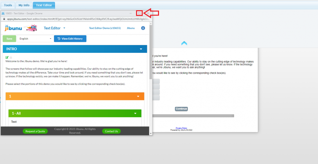 Increase Box with Arrow